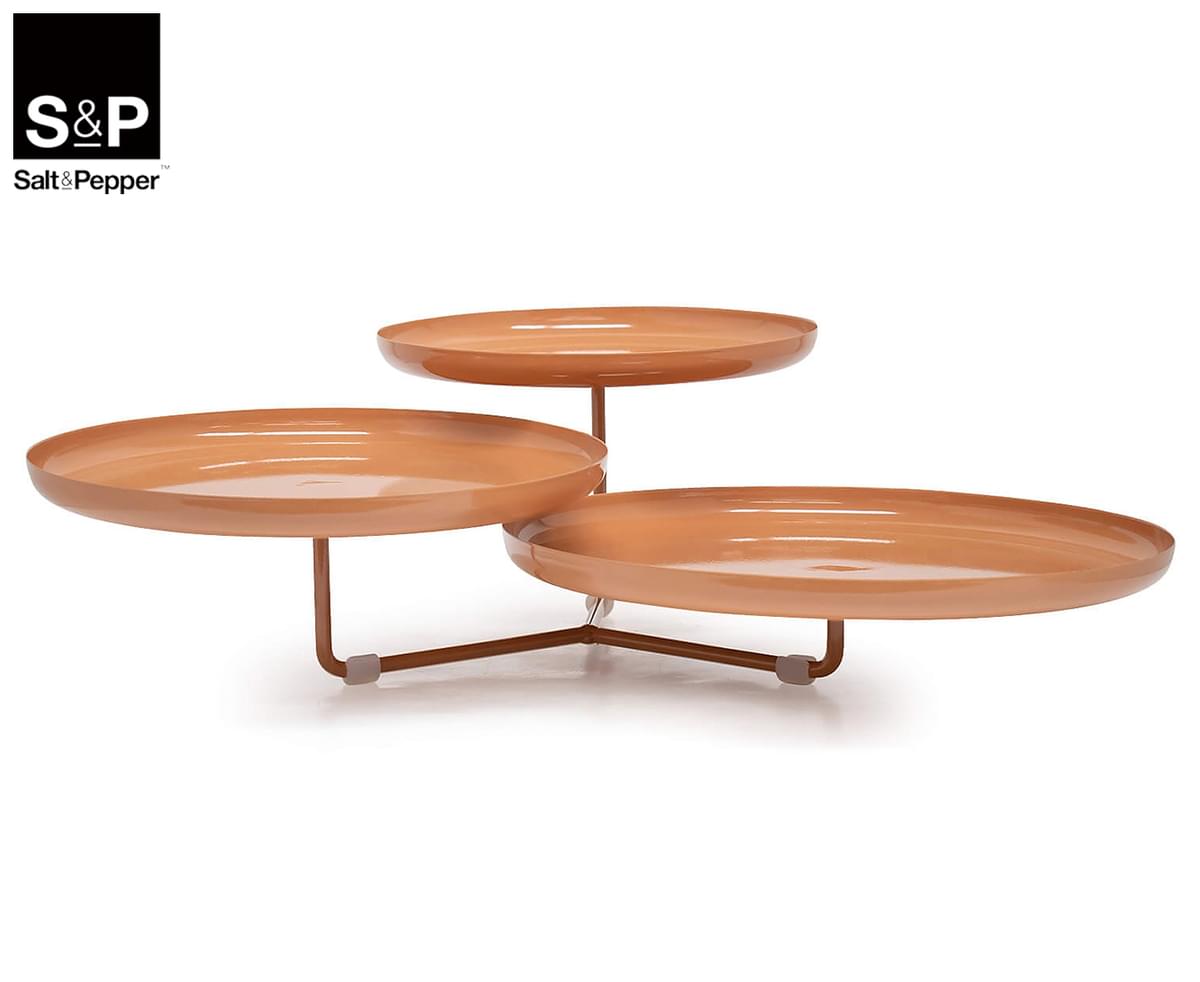 Salt & Pepper Amana 3Tier Stand Burnt Orange Quality Guarantee at